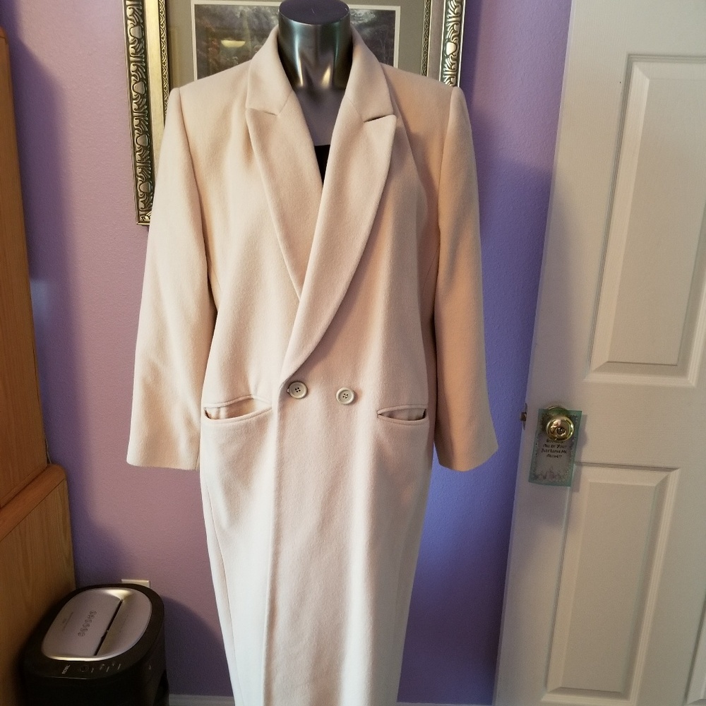 Cashmere full length coat